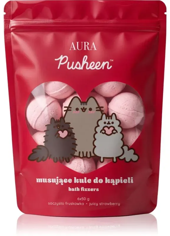 Pusheen Aura Badebombe 6x50 g