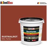 Dachfarbe Sockelfarbe Rustikalrot 25 kg Fassadenfarbe RAL Farbe Polymermembran