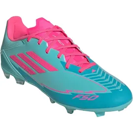 adidas F50 League Messi FG/MG Herren flash aqua/lucid pink/lucid cyan 47 1/3