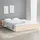 vidaXL Massivholzbett 120 x 200 cm Braun