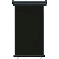VidaXL Balkon-Seitenmarkise 100 × 250 cm Schwarz
