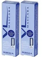 Mavala MASCARAS Volume & Longueur Waterproof Bleu Minuit Mascara 2x10 ml