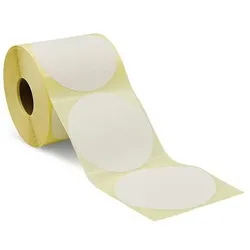 Capture Round label Label diameter O100mm Core 40mm Thermal