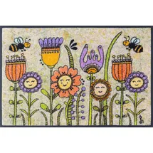 Wash+Dry Friendly Flowers 50 x 75 cm Mehrfarbig