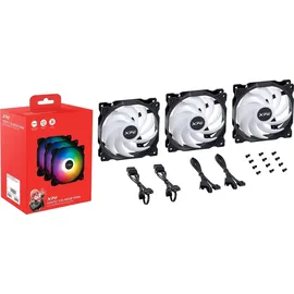 A-Data ADATA XPG VENTO 120 3er PACK LÜFTER RGB BLACK
