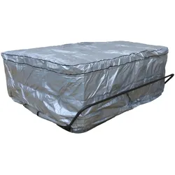 Schutzplane AMERICAN SPA "Cover Jacket", silber (silberfarben), B:200cm H:100cm L:200cm, Polyester, Planen, BxL: 200x200 cm