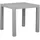 Beliani Gartentisch 80 x 80 x 76 cm hellgrau