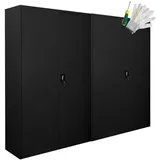 Proregal Aktenschrank 240x180x40 schwarz