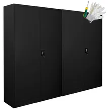 Proregal Aktenschrank 240x180x40 schwarz