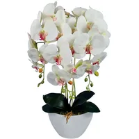 Damich Künstliche Orchidee im Topf Gummi - Modell 3pgbb,