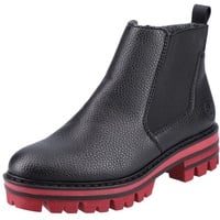 Rieker Damen 76173 Chelsea-Stiefel, schwarz, 38 EU