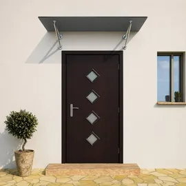 Buylando Vordach 120 x 90 cm grau