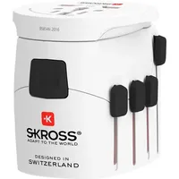 SKROSS Reiseadapter Pro World Weiß