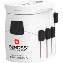 SKROSS Reiseadapter Pro World Weiß