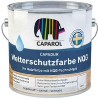 2,5 ltr Caparol Capadur Wetterschutzfarbe NQG weiß