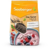 Seeberger Chia-Samen 9er Pack: Ganze Samen der Chia-Pflanze - zum Verfeinern von Speisen und Getränken - reich an mehrfach ungesättigten Fettsäuren, vegan (9 x 250 g)