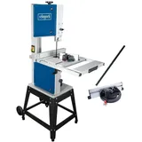 SCHEPPACH HBS400 750W inkl. Untergestell, Querschneidlehre, 2Sägebänder