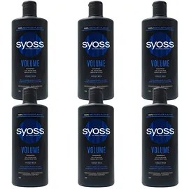 Syoss Volume Shampoo - - für feines, kraftloses Haar - 6er Pack 440ml)
