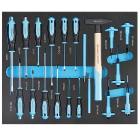 Brüder Mannesmann Werkzeuge Quantool Werkstattwagen Q25160