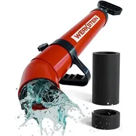 WERKSTEIN Pömpel Rohrreinigungspumpe Ø 9,5 cm Rot