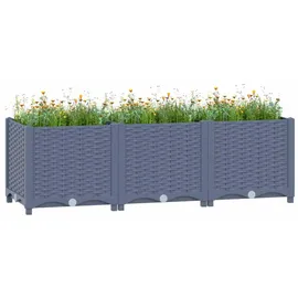 vidaXL Hochbeet 120x40x38 cm Polypropylen