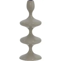 Mirrors and More Kerzenhalter Laureen Metall Grau