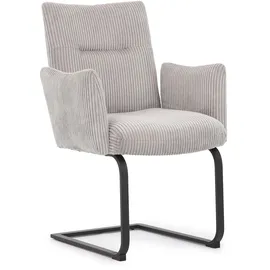 s-style möbel Polsterstuhl Hera Cord grau