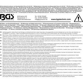 BGS Schlauchverbinder Sortiment 10 mm 8 tlg. schwarz