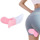 Hillylolly Beckenbodenmuskeltrainer, Hüften Trainer, Beckenboden Trainer Damen, Adduktorentrainer Beine, Gesäßtrainer, Rosa Weiß,Yoga Fitnessgeräte,Für Frauen Geeignet,Kegel-Übung,Postpartale Erholun