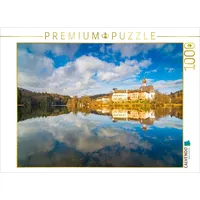Calvendo Puzzle Kloster im Spiegel 1000 Teile Lege-Größe 64x48cm