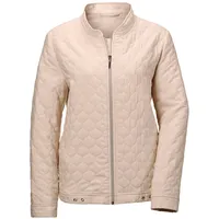 GOLDNER Lässige Baumwolljacke mit Stehkragen in stein | Gr.: 42