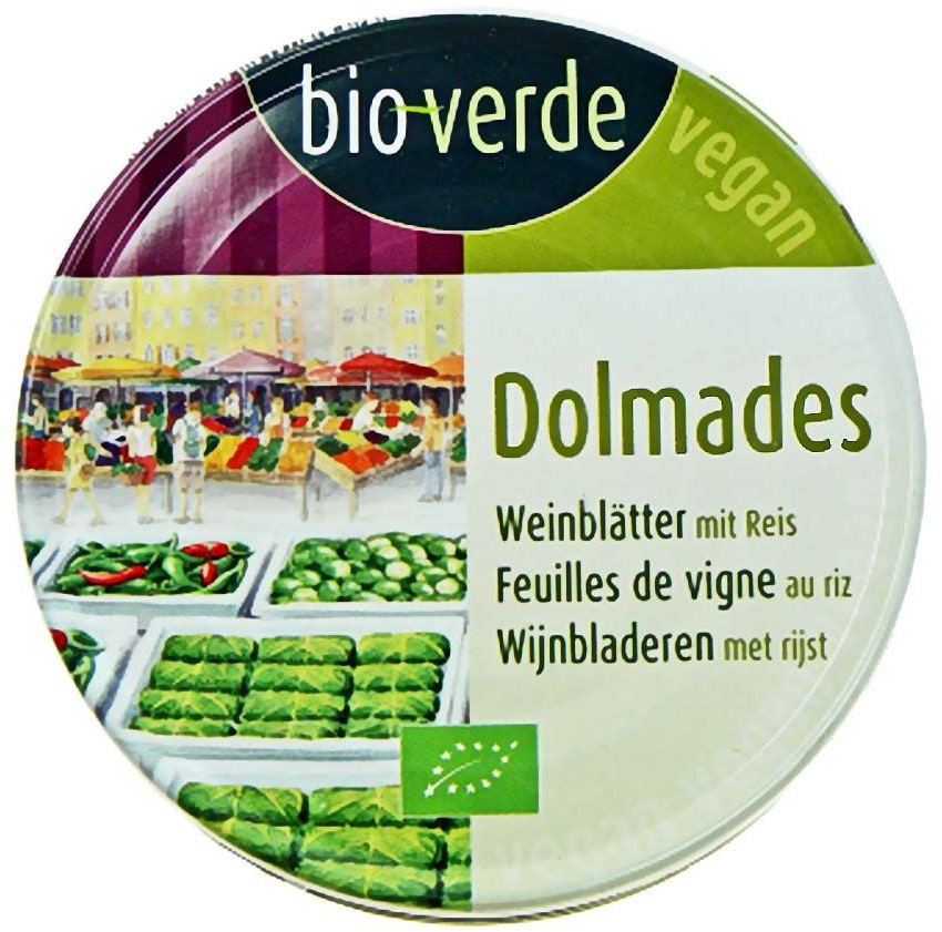 bio-verde Bio Dolmades gefüllte Weinblätter 190 g