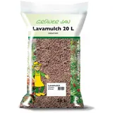 BURI Rindenmulch Sack Mulch Lava Lavamulch 20 kg