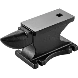 VEVOR Schmiedeamboss Gusseisen Amboss robusteres Hornamboss Schmiedewerkzeug 209HB mit quadratischem Loch & Horn 100 lbs/45 kg Schwarz 26,5 x 12,7 cm