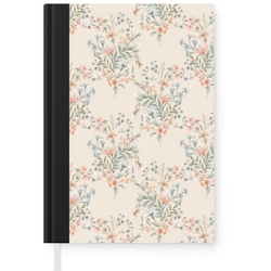 MuchoWow Notizbuch Vintage – Pastell – Collage, Journal, Merkzettel, Tagebuch, Notizheft, A5, 98 Seiten, Haushaltsbuch bunt