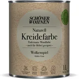 Schöner Wohnen Farbe Naturell Kreidefarbe 'Wolkenspiel' grau matt 1 l