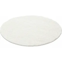 Hochflor-Teppich AYYILDIZ TEPPICHE "Life Shaggy 1500" Gr. 41, beige (creme), H:30mm Ø:120cm, Kunstfaser, Teppiche, Wohnzimmer, Langflor, Schlafzimmer, große Farbauswahl