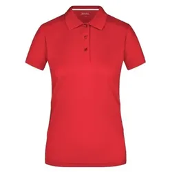 Damen Poloshirt upgrade®-Silver JN411, rot, Größe M - rot - M