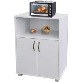 Hti-Living Küchenschrank Weiß Blanca 60 x 80 x 40 cm Weiß