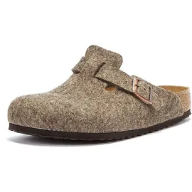Birkenstock Boston Hausschuh Braun - Grau