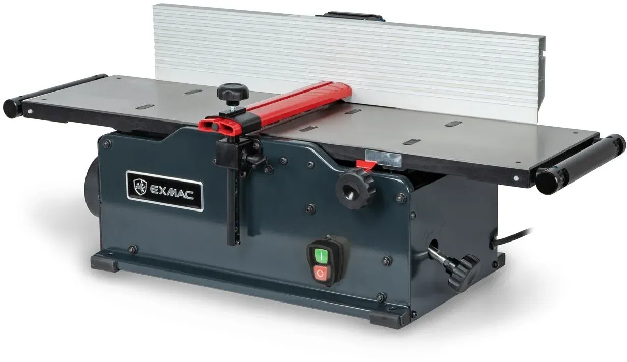 EXMAC Abrichthobelmaschine 1200 W 203 mm mit HM Wendeplatten