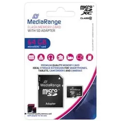 MEDIARANGE Speicherkarte MicroSDHC 64GB Class10 MR955