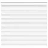 vidaXL Zebrarollo Weiß 160x150 cm Stoffbreite 155,9 cm Polyester, vidaXL