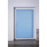 K-HOME Klebe-Plissee Como 80 x 210 cm Iceblau