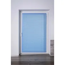 K-HOME Klebe-Plissee Como 80 x 210 cm Iceblau