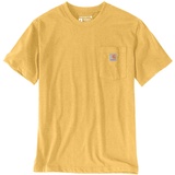 CARHARTT Relaxed Fit Heavyweight K87 Pocket T-Shirt, gelb, Größe M