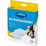 Hartmann ES-KOMPRESSEN steril 10x10 cm 8fach 17fädig