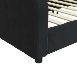 vidaXL Tagesbett 90 x 200 cm schwarz