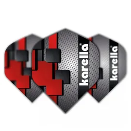 KARELLA Dart-Fly Set SUPERDRIVE Flight rot/schwarz