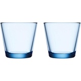 Iittala 1024679 Kartio 2-er Set Gläser 21cl, aqua, Glas
